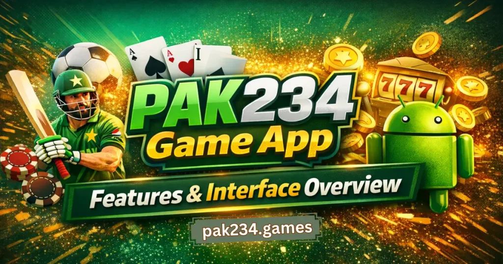 PAK234 Game App_ Features & Interface Overview