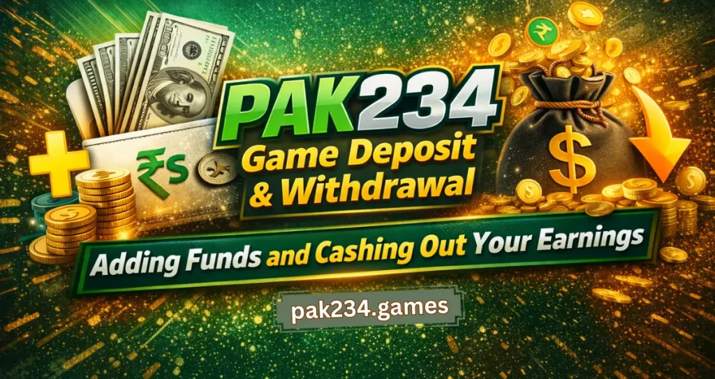 PAK234 Game Deposit & Withdrawal_ Adding Funds and Cashing Out Your Earnings
